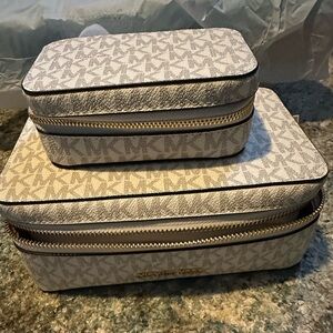 Michael Kors Logo Travel Pouch Set